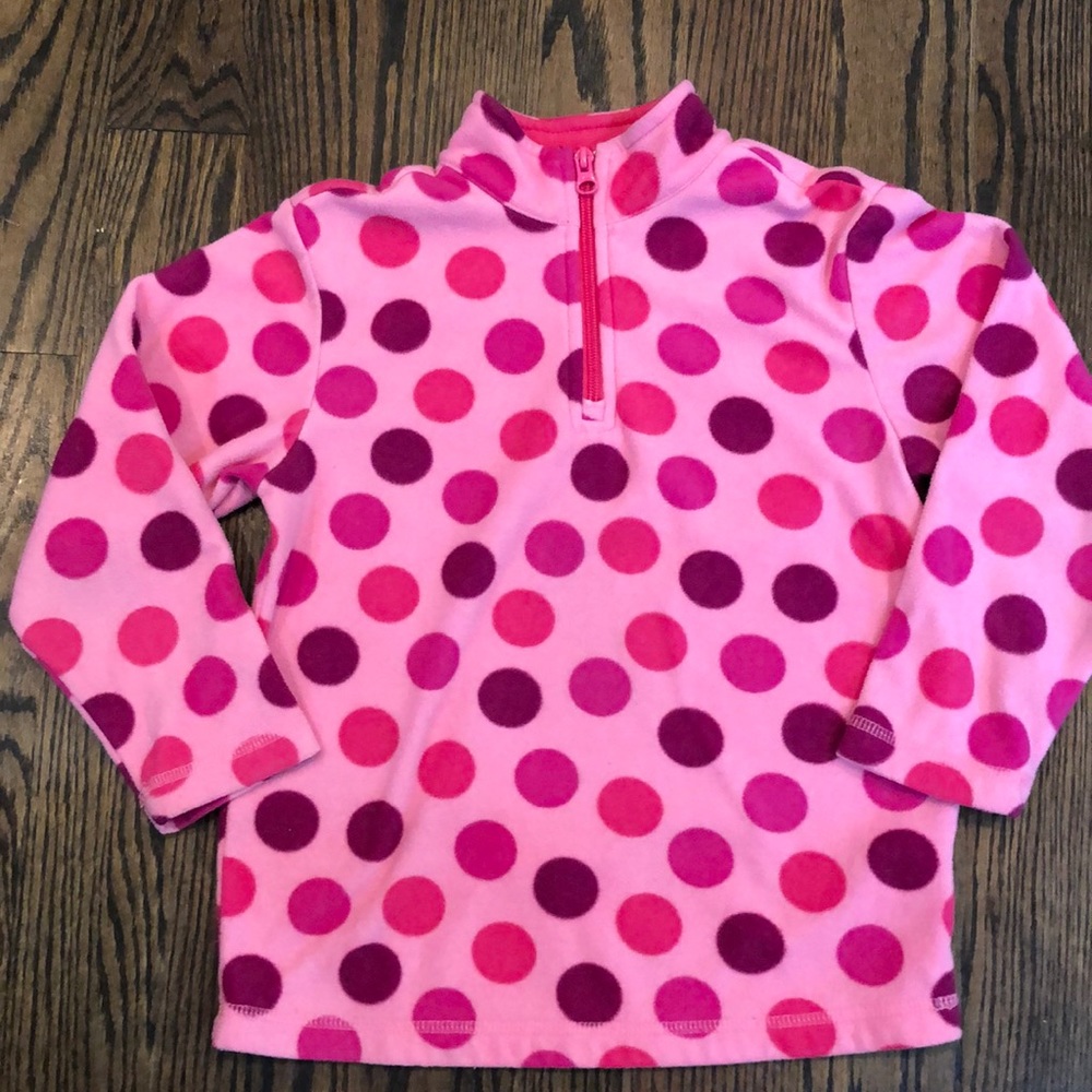Hanna Andersson polar flc quarter zip sz 6x-7 120